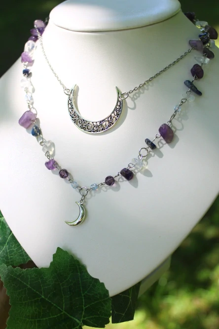 Náhrdelník s magickými minerály💜🌙