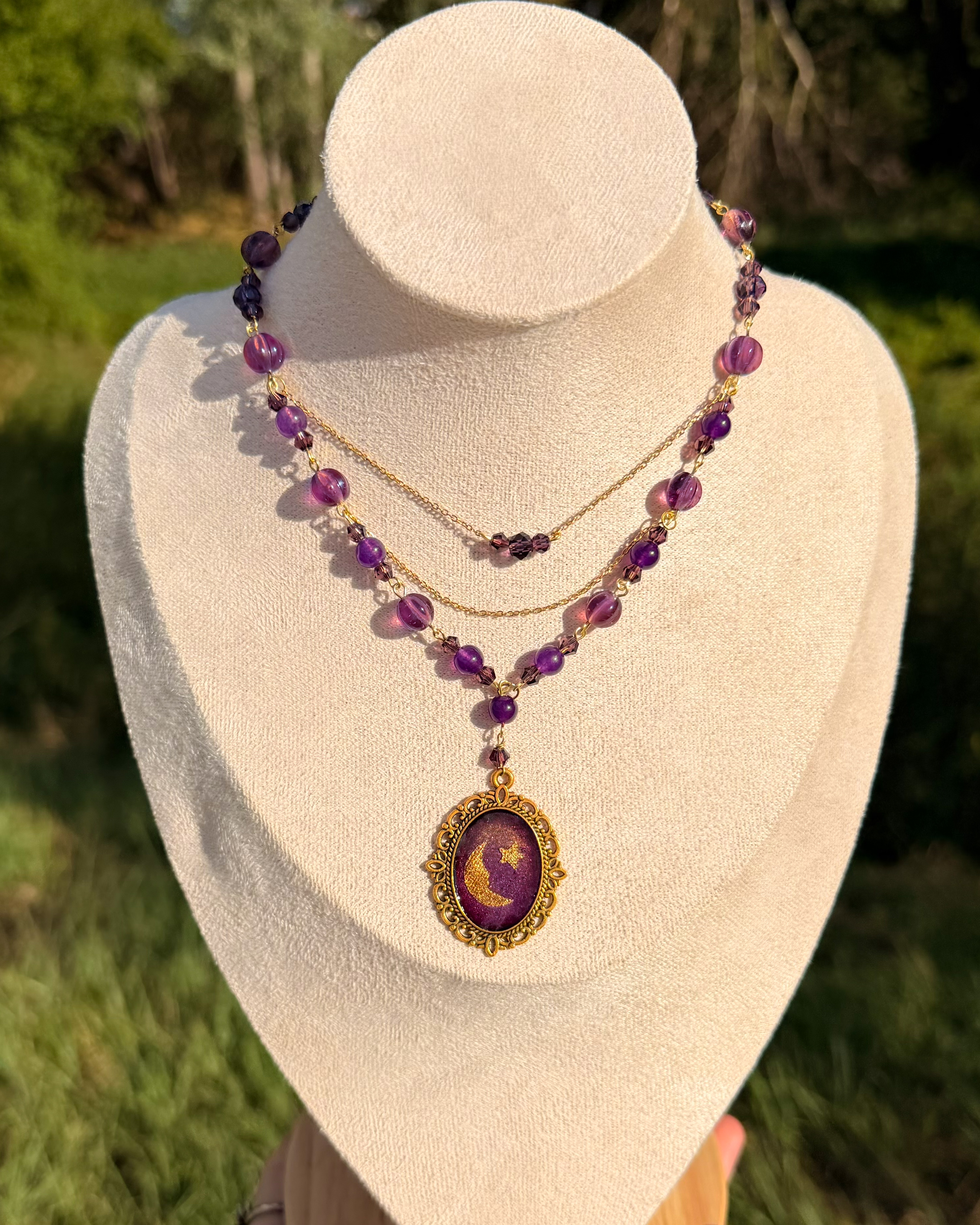 Náhrdelník “Selenium” 💜🌛✨