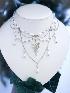 Náhrdelník "Evenstar" inspirovaný Arwen 🧝🏻‍♀️🌙